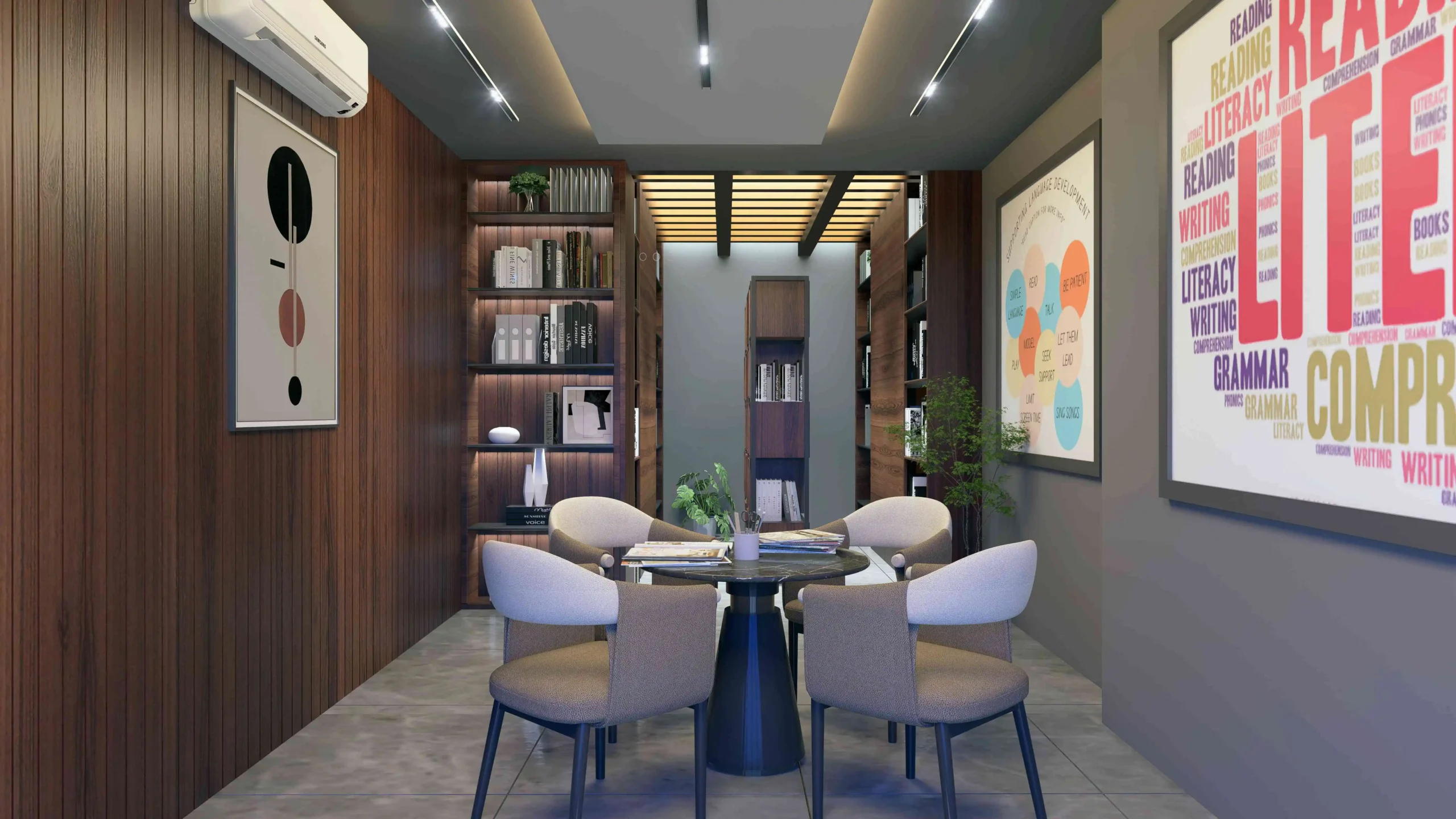 10 LIBRARY AND READING LOUNGE